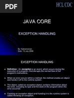 exception in java