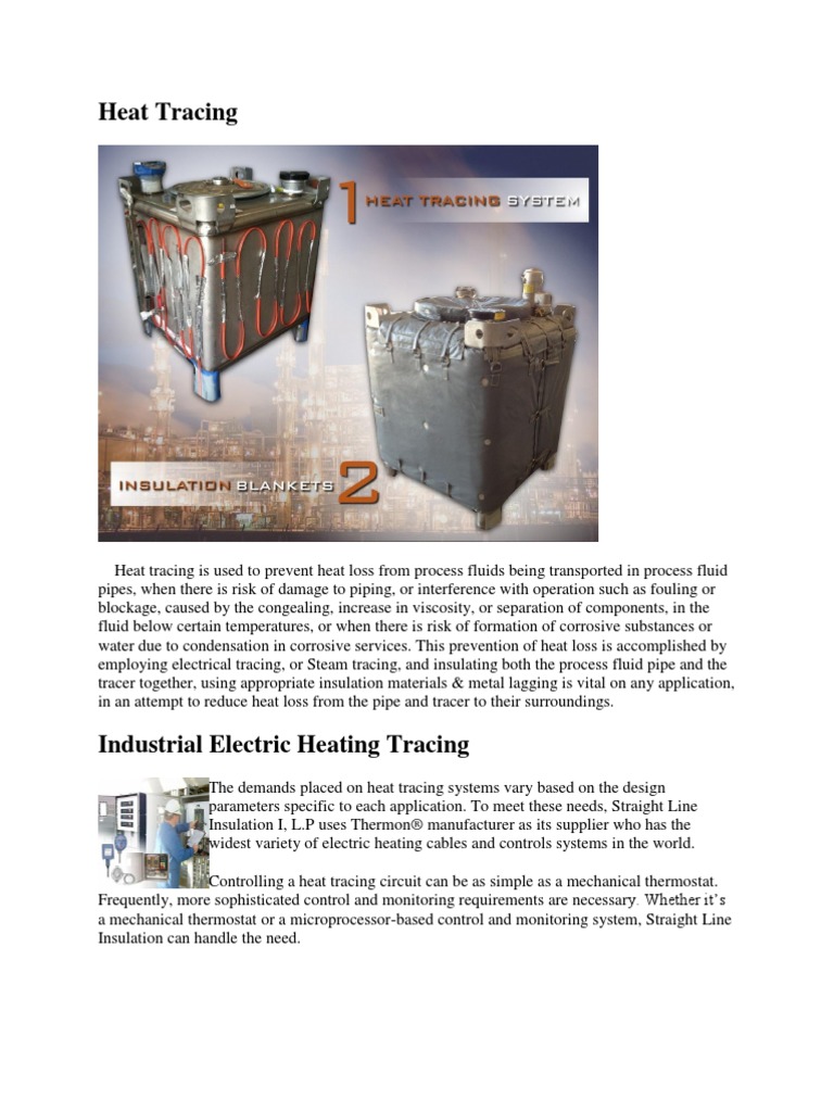 Heat Tracing Insulation Thermal Insulation Building Technology