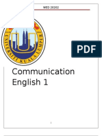 English Day 2012 proposal