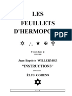 45253978 Jean Baptiste Willermoz Instructions Pour Les Elus Cohens