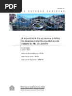 3067 a Importancia Da Economia Criativa No Rio de Janeiro