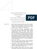 UU No 28 Tahun 2009 Pajak Daerah Dan Penjelasannya