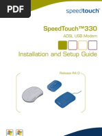 Installation and Setup Guide: Speedtouch™330