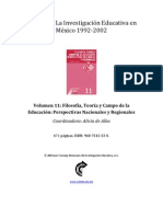 ColecciónLa Investigación Educativa en México-1992-2002-v11