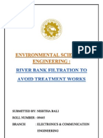 Riverbank filtration