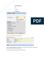 CREATION OF A LOGICAL DATABASE