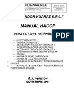 Manual HACCP El Condor Huaraz
