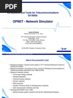 OPNET - Network Simulator OPNET - Network Simulator