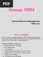 Strategic Human Resource Management