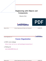 Software Engineering With Objects and Components: Massimo Felici