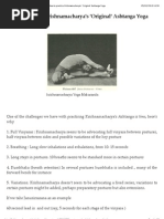 Download How to practice Krishnamacharyas Original Ashtanga Yoga by Anthony Grim Hall SN123983717 doc pdf