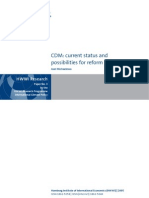 CDM: Current Status and Possibilities For Reform: HWWI Research
