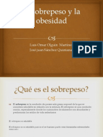 El Sobrepeso y La Obesidad