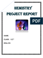 chemistry investigatory project report