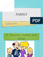 Family vocabulary ppt ESL