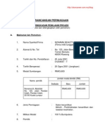 Contoh Rancangan Perniagaan