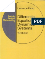 Differential Equations and Dynamical Systems - Lawrence Perko