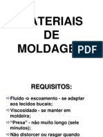 Materiais de Moldagem Dentária em