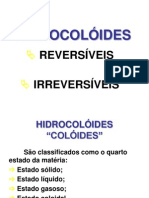 Hidrocolóides: propriedades e aplicações