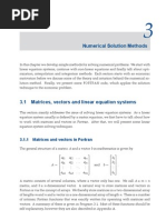 Numerical Solution Methods