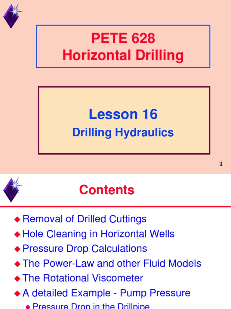 Drilling Hydraulics and Pressure Dynamics | PDF | Shear Stress | Fluid ...