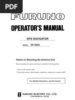 Furuno GP30-35 GPS Operators Manual