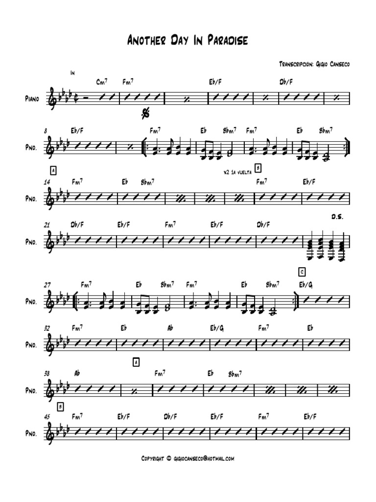 Another Day in Paradise