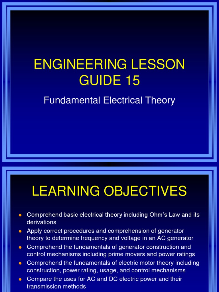 Fundamentals of Electrical Power Generation and Distribution PDF