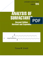 Analysis of Surfactants - T. Schmitt