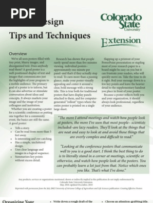 poster design tips