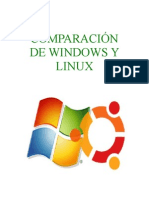 ComparaciÓn de Windows y Linux