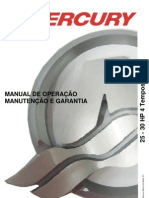 Manual de Proprietario Do Motor de Popa Mercury 25-30HP 4T EFI B
