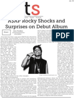 A$AP Rocky Shocks and Surprises On Debut Album: Alex Fredkin Music