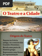 O Teatro e a Cidade.ppt