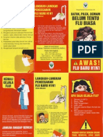Leaflet Flu Baru H1N1