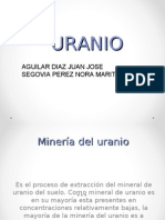 Producción de Uranio