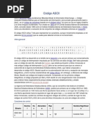 Codigo ASCII - , Barra Vertical, Pleca, Linea Vertical, Tabla Con Los ...