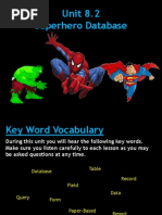 Unit 8.2 Superhero Database