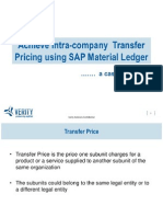 SAP Transfer Price