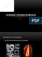 Extrusión y Estirado de Metales Sin Video