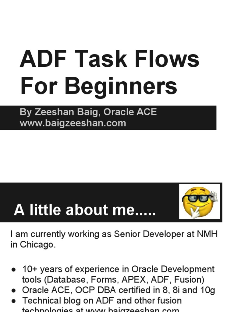 ADF Taskflows For Beginners.. | PDF | Java Server Faces | Parameter ...