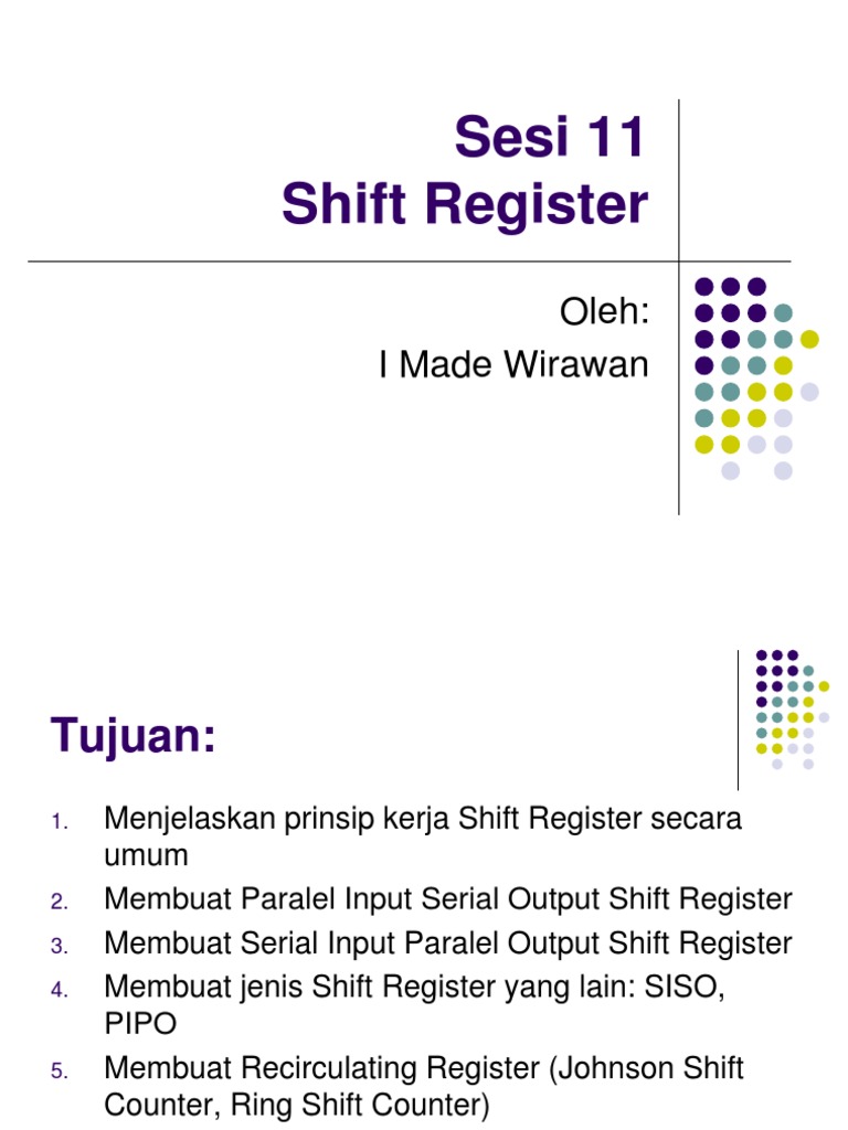 Register Geser | PDF | Metode & Bahan Ajar | Komputer