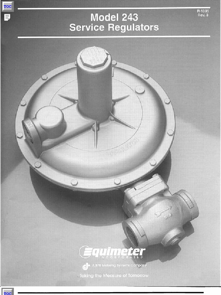 Manual Regulador Sensus Modelo 243 PDF