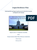 Oregon Resilience Plan Draft