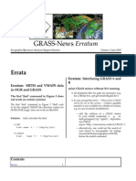 GRASS Newsletter vol. 3 (June 2005) Erratum