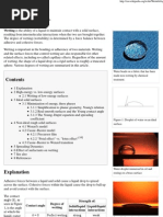 Wetting Wettability