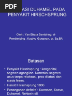Download Operasi Duhamel Pada Penyakit Hirschsprung1 by Guruh Laut Suhartono SN124120124 doc pdf