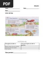 Intrumen Pentaksiran English Year 1