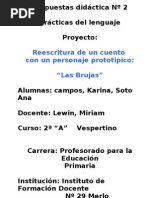 Secuencia P. Del Leng... Escritura de Un Cuento Con Brujas