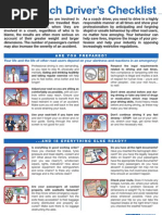 Truck Driver's Checklist | PDF | Truck Driver | Driving